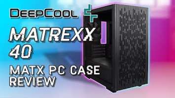 Stylish & featureful: The DeepCool Matrexx 40 mATX PC Case