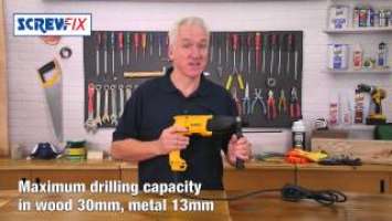 Screwfix - DeWalt D25033K-GB 2kg SDS Plus Hammer Drill