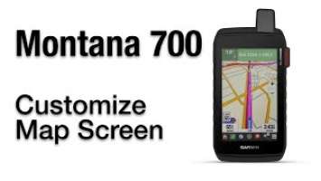 Garmin Montana 700 700i 750i - How To Customize Map Page & Change Data Fields