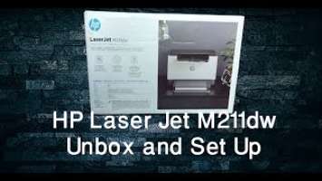 Unbox and Set Up the HP LaserJet M211dw