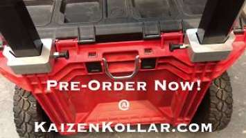 Handle Release for Milwaukee PackOut cart - Kaizen Kollar