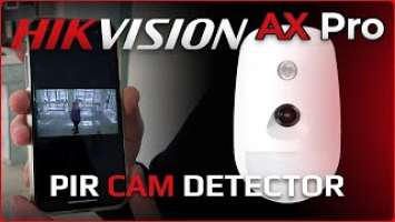 Hikvision AX PRO Wireless Alarm System: AX PRO PIRCAM Detector Review - Features / Demo / Activation