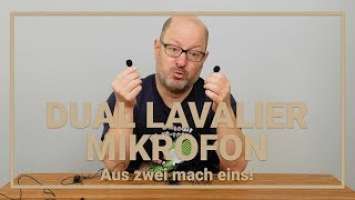 Das Dual Lavalier Mikrofon Mono Boya BY-M1DM - auch als Single zu gebrauchen