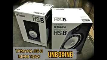 YAMAHA HS-8 MONITORS #YAMAHAMONITORS #STUDIOPRODUCTS #YAMAHAUNBOXING #LATESTVIDEO #HOMESTUDIO