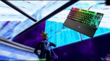 Steelseries Apex Pro TKL OmniPoint Switches (satisfying keyboard sounds & lofi music) | Fortnite