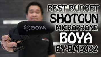 BOYA BY-BM 3032 BEST BUDGET SHOTGUN MICROPHONE FOR VLOGGING?!!