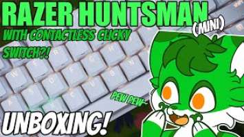 Razer Huntsman Mini - Keyboard with CLICKY CONTACTLESS SWITCH?! (Unboxing video)