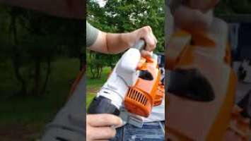 Stihl SH86C in boxing and first start