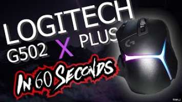 Logitech G502 X Plus Review in 60 seconds | Kiran Jothi #shorts