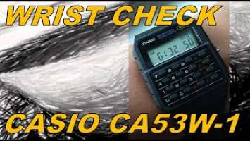 Casio CA53W-1 Wrist Check