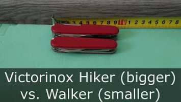 Victorinox Hiker vs Walker