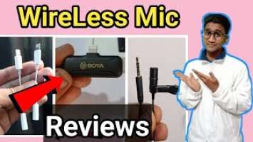 Boya Wireless Mic BY-WM3T2-D2 Unboxing & Reviews Sound Test