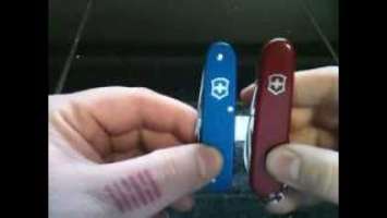 Victorinox Cadet Vs. Recruit - Gear Review