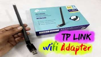 TP-Link AC600 USB WiFi Adapter (Archer T2U Plus)- 2.4GHz, 5GHz High Gain Dual Band 5dBi Antenna