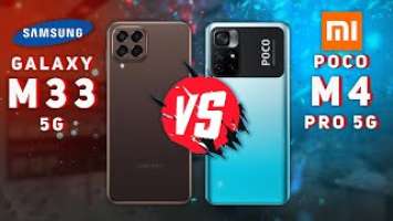 Samsung Galaxy M33 5G vs XIaomi Poco M4 Pro 5G