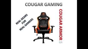 COUGAR ARMOR S | ORANGE | GAMING CHAIR | UNBOXING |