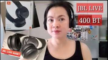 JBL LIVE 400BT UNBOXING