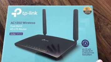 Unboxing TP-Link Archer MR400 (AC1350)