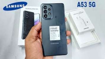 Samsung Galaxy A53 5G (8GB+128GB) Awesome Black Colour Unboxing