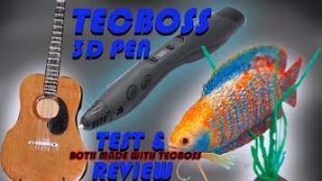 Tecboss |Tecboss 3d pen sl300 intelligent 3d printing pen review