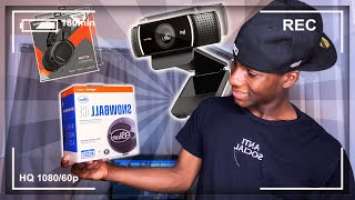 Steelseries Arctis 3 / Blue Snowball ICE / Logitech C922x Pro Stream Webcam UNBOXING !!