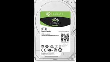 Seagate BarraCuda 5TB Internal Hard Drive HDD – 2 5 Inch SATA 6Gbs 5400 RPM 128MB Cache for Computer