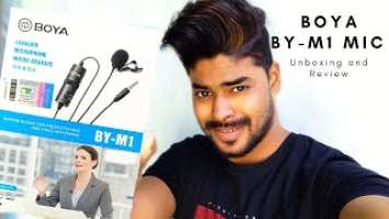 Best Mic For YouTube Videos || BOYA BY M1 Review and Unboxing|| असली और नकली कैसे चेक करे ||