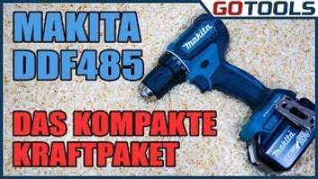 Das kompakte KRAFTPAKET   von MAKITA Akkuschrauber DDF485 - Nachfolger DDF459