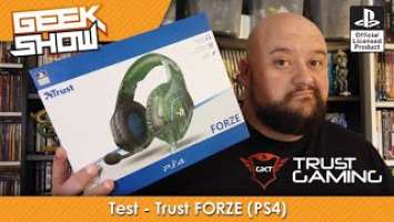 Test du Casque PS4 Trust Gaming GXT 488 Forze (Geek Tech)