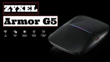 Zyxel Armor G5 Wi-Fi 6 Router up to 6000 Mbps 10Gbps LAN 5 GHz Antenna VPN Remote Access