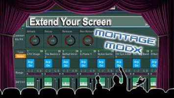 Extend Your Screen HACK for Yamaha Montage & MODX