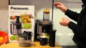 Panasonic MJ-DJ01 Juicer Demo