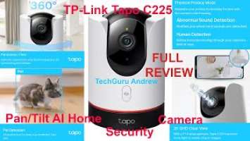 TP-Link Tapo C225 Pan/Tilt AI Home Security Wi-Fi Camera 2K QHD