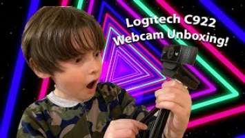 Logitech C922 Webcam unboxing!