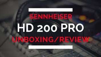 Sennheiser HD 200 Pro Review and Unboxing!