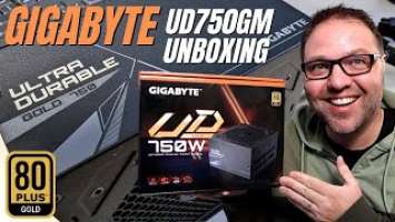 Fully Modular Power Supply: GIGABYTE UD750GM 750W Unboxing and Overview