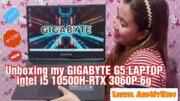 GIGABYTE G5 UNBOXING | INTEL CORE i5 - 512GB SSD - 10500H - RTX 3060P GAMING LAPTOP