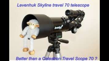 Levenhuk Skyline travel 70 vs Celestron Travel scope 70