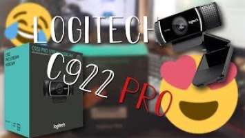 LOGITECH C922 PRO STREAM UNBOXING