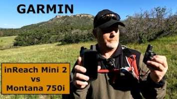 Garmin inReach Mini 2 vs Montana 700i