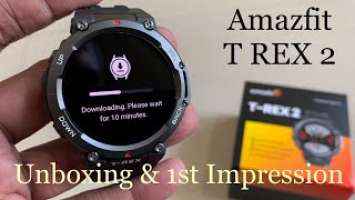 Amazfit T rex 2 Unboxing | First Impression | Smartwatch | Rugged Watch