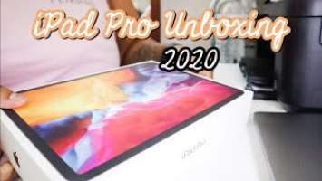 iPad 2020 UNBOXING | 256gb + Apple Pencil 2 w/ Accessories