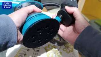 Makita BO5030 Random Orbit Sander unboxing and first look