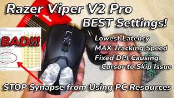 BEST Settings: Razor Viper V2 Pro | Lowest Latency & Optimized Settings | Unleash It's Potential!