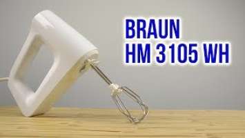 Распаковка BRAUN HM 3105 WH