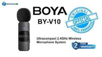 BOYA BY-V10 Wireless microphone