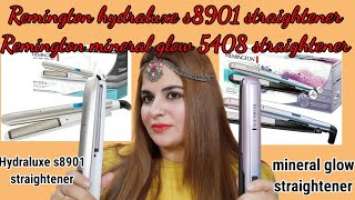 Best Remington hair straightener| hydraluxe s8901 vs mineral glow s5408 review