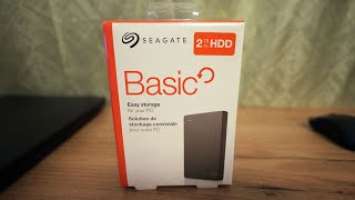 Внешний жесткий диск 2 ТБ HDD Seagate Basic [STJL2000400]