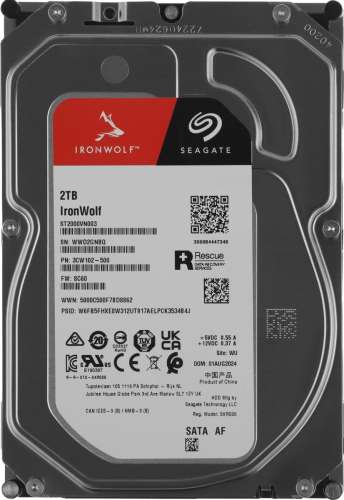 Жесткий диск Seagate Ironwolf ST2000VN003,  2ТБ,  HDD,  SATA III,  3.5"