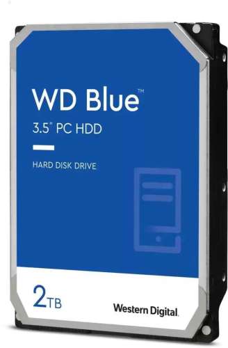 Жесткий диск WD Blue WD20EZBX,  2ТБ,  HDD,  SATA III,  3.5"